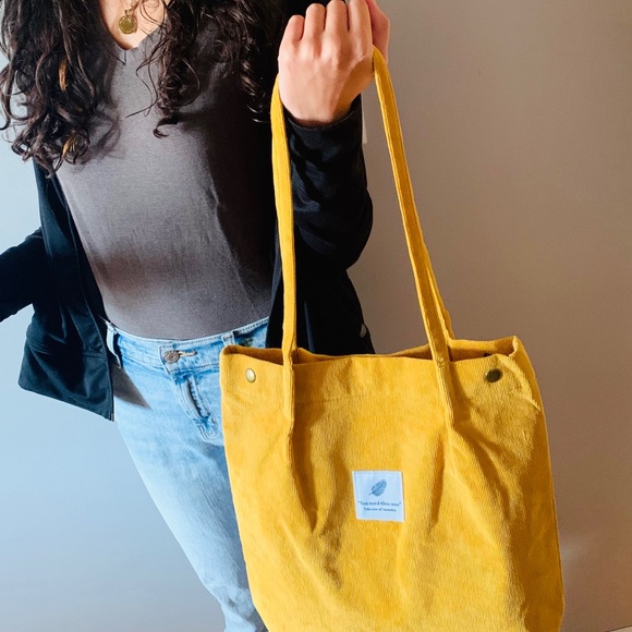 Handbags - Corduroy tote bag